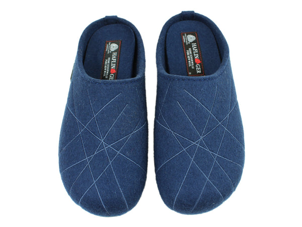 Size 38/UK5 only - Haflinger Slippers Everest Raya Blueberry