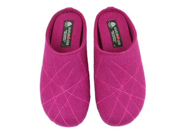 Size 38/UK5 only - Haflinger Slippers Everest Raya Kardinal Pink