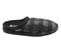 Size 38/UK5 only - Haflinger Slippers Flair Plaid Black