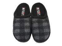 Size 38/UK5 only - Haflinger Slippers Flair Plaid Black
