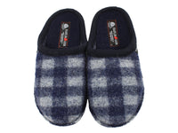 Size 38/UK5 only - Haflinger Slippers Flair Plaid Ocean