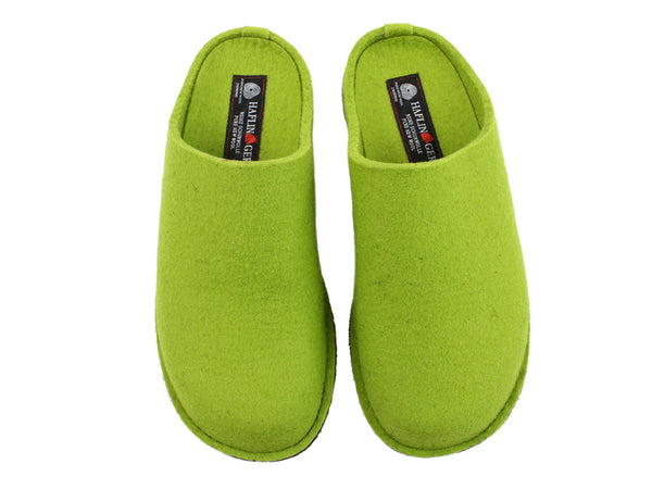 Size 38/UK5 only - Haflinger Slippers Flair Soft Apple Green