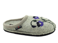 Size 38/UK5 only - Haflinger Slippers Flair Viola Grey