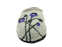 Size 38/UK5 only - Haflinger Slippers Flair Viola Grey