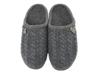 Size 38/UK5 only - Haflinger Slippers Herzl Anthracite