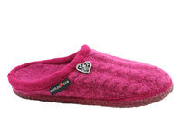 Size 38/UK5 only - Haflinger Slippers Herzl Kardinal Pink