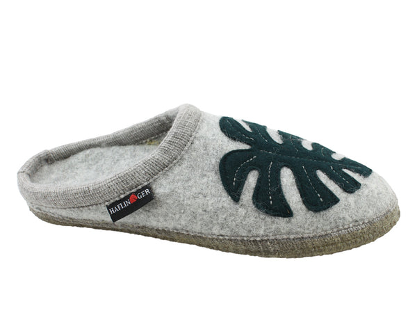 Size 38/UK5 only - Haflinger Slippers Monstera Grey
