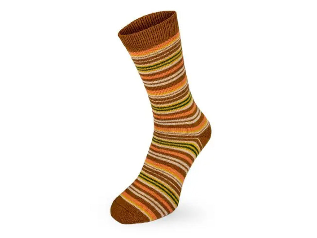 Speyside Socks Darnaway Stripe Cinnamon