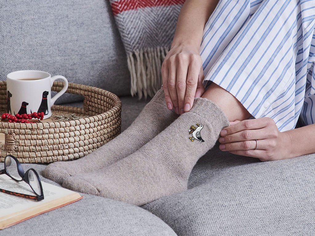 Sweet William Coastal Socks Seagull