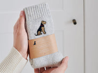 Sweet William Dog Socks Airedale