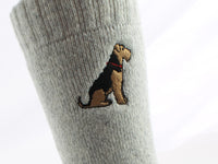 Sweet William Dog Socks Airedale