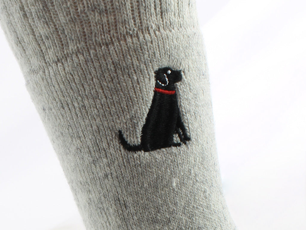 Sweet William Dog Socks Black Labrador