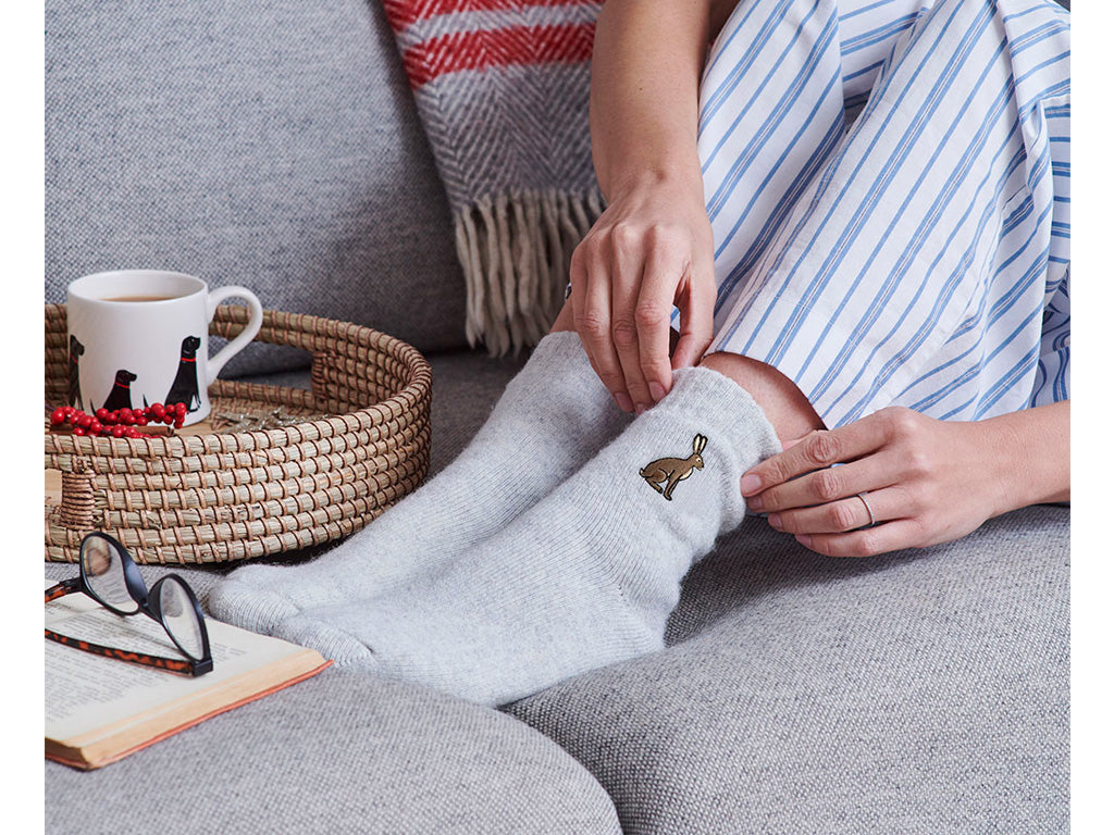 Sweet William Dog Socks Hare