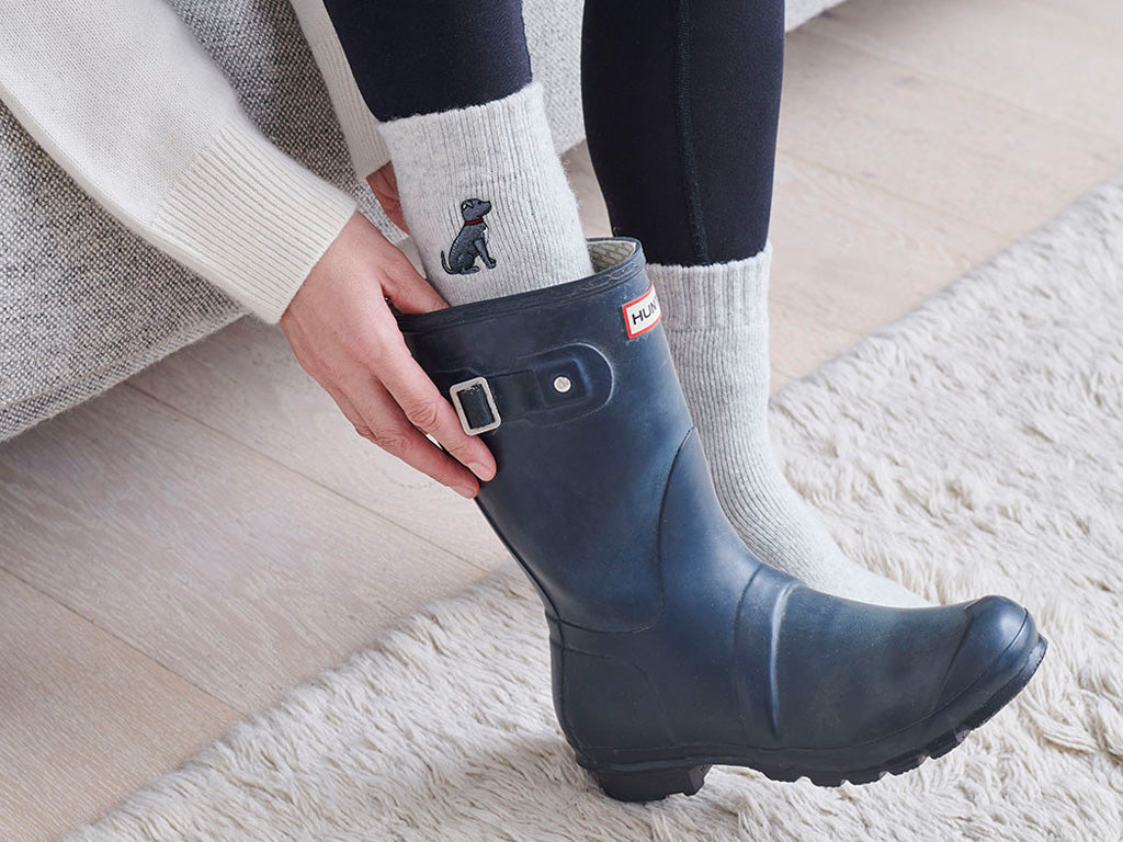 Sweet William Dog Socks Staffie
