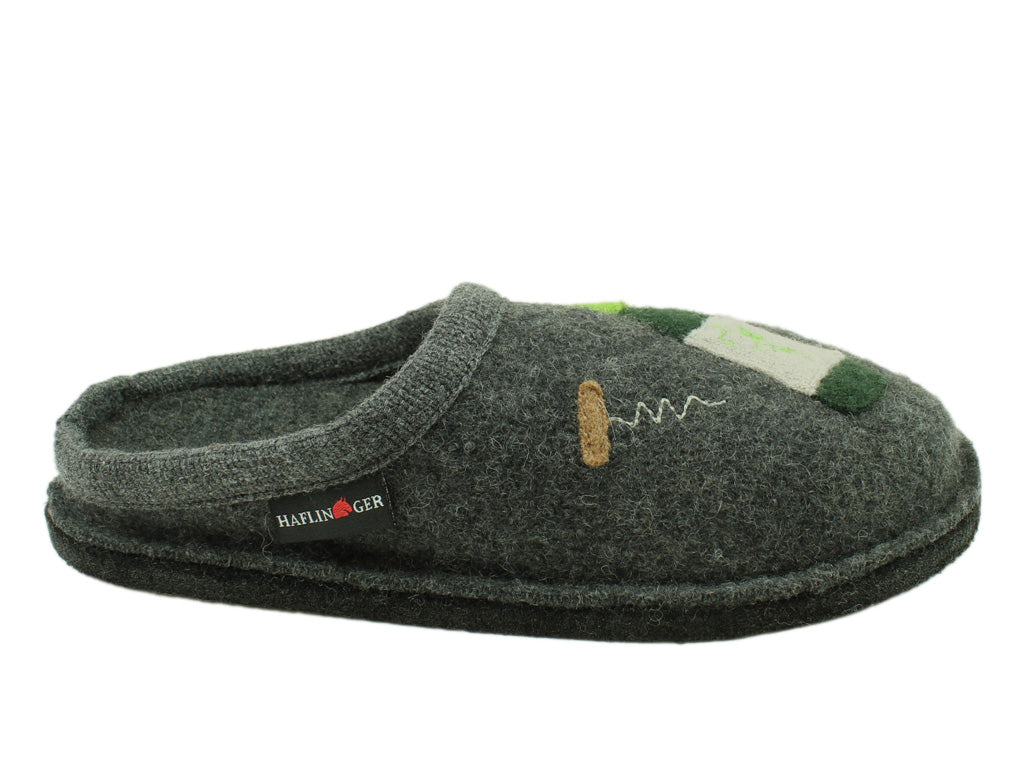 Size 38/UK5 only - Haflinger Slippers Flair Wine Time Anthracite