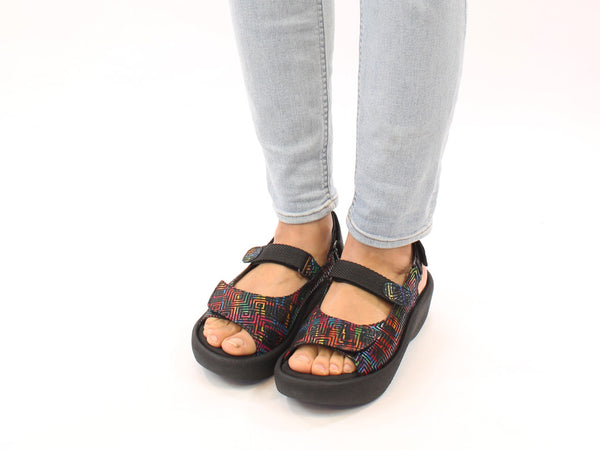 Wolky Sandals Jewel Black Corza