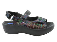 Wolky Sandals Jewel Black-multi Giza