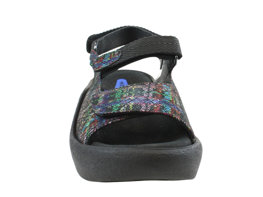 Wolky Sandals Jewel Black-multi Giza