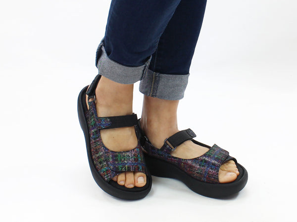 Wolky Sandals Jewel Black-multi Giza