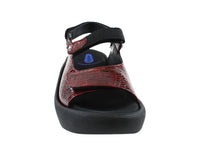 Wolky Sandals Jewel Red mini croco