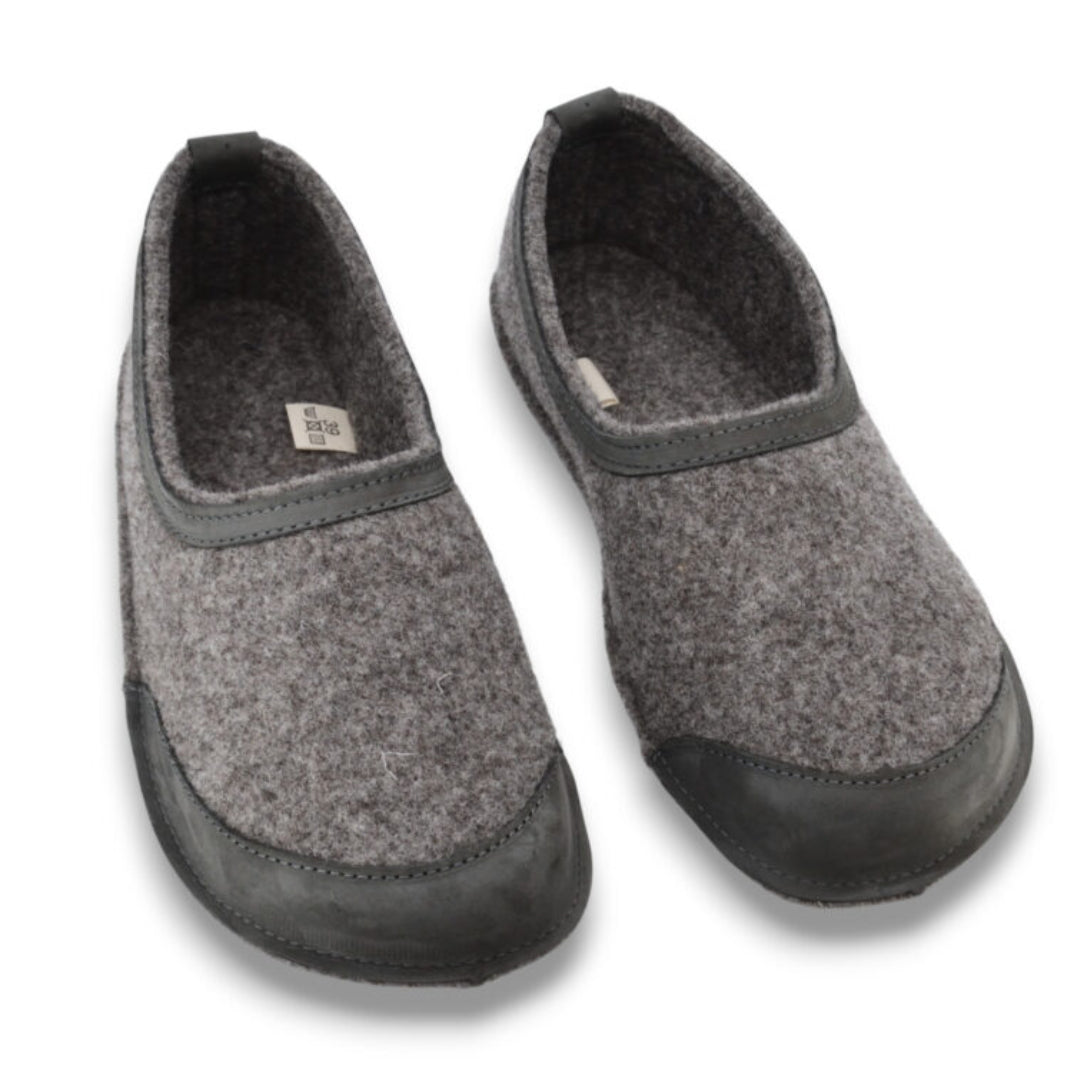 OmaKing Barefoot Steiner slippers Ash Brown
