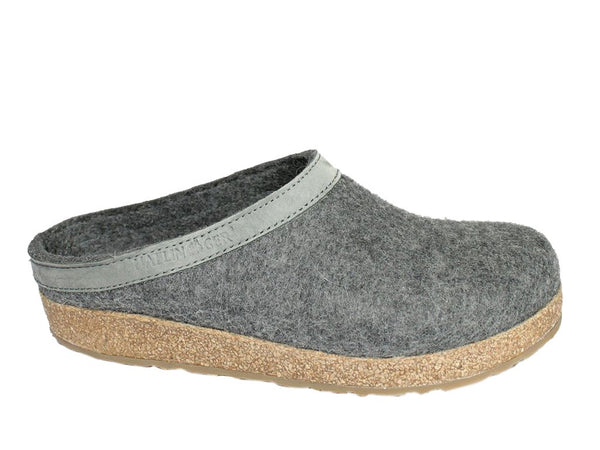 Haflinger Clogs Grizzly Torben Anthracite side view