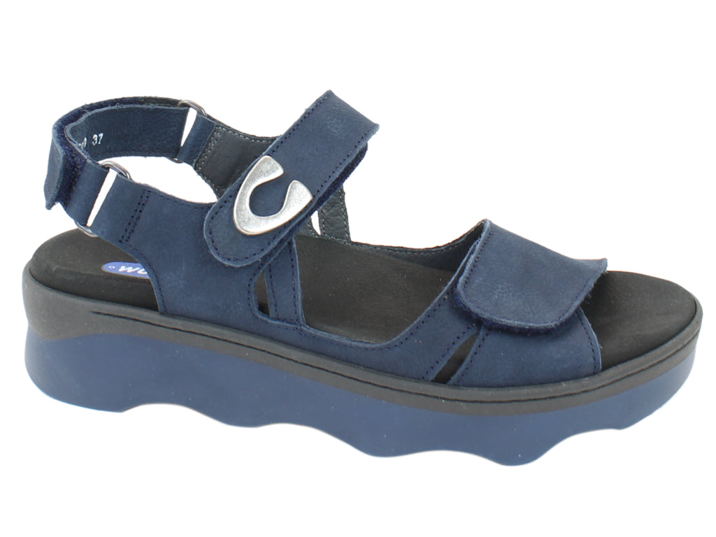 Wolky Sandals Medusa Denim side view