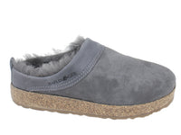 Haflinger Clogs Sheepskin Snowbird Anthracite Grey SIDE VIEW