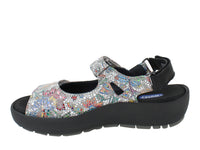 Wolky Women Sandals Rio Mosaic Taupe side view