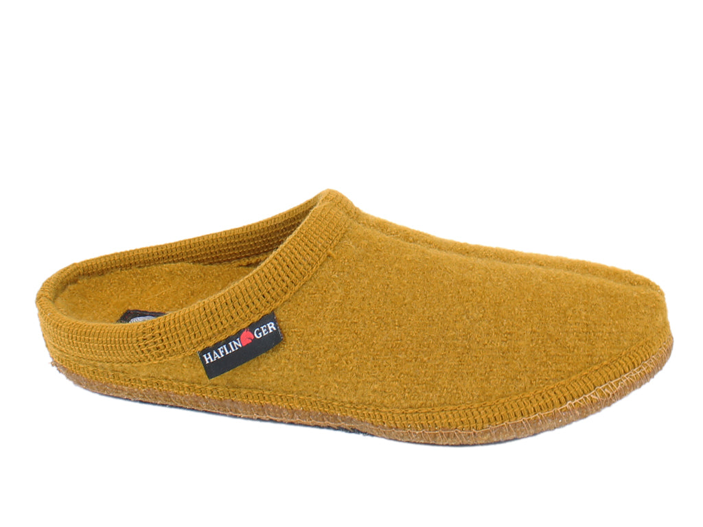 Haflinger Slippers Alaska Ochre side view