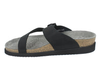 Mephisto Sandals Helen Nubuck Black side view