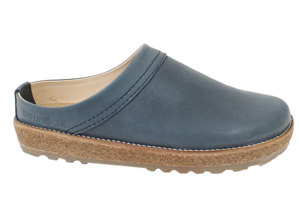 Haflinger Leather Clogs Travel Bali side view