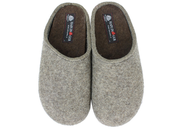 Haflinger Clogs Grizzly Michl Torf upper view