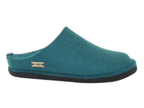 Haflinger Slippers Flair Soft Teal side view
