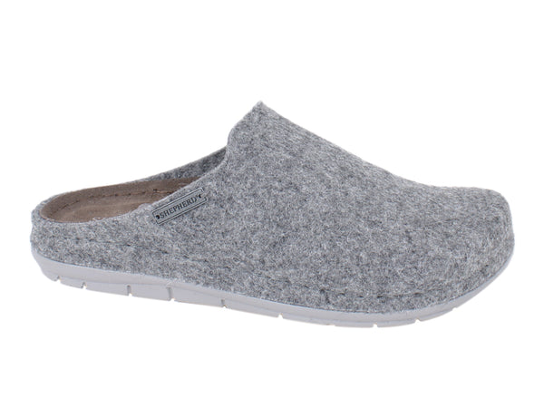 Shepherd Annsofie felt slipper Grey side view