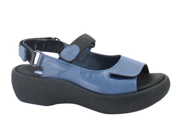 Wolky Women Sandals Jewel Jeans side view