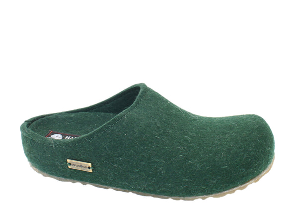 Haflinger Clogs Grizzly Michl Green side view