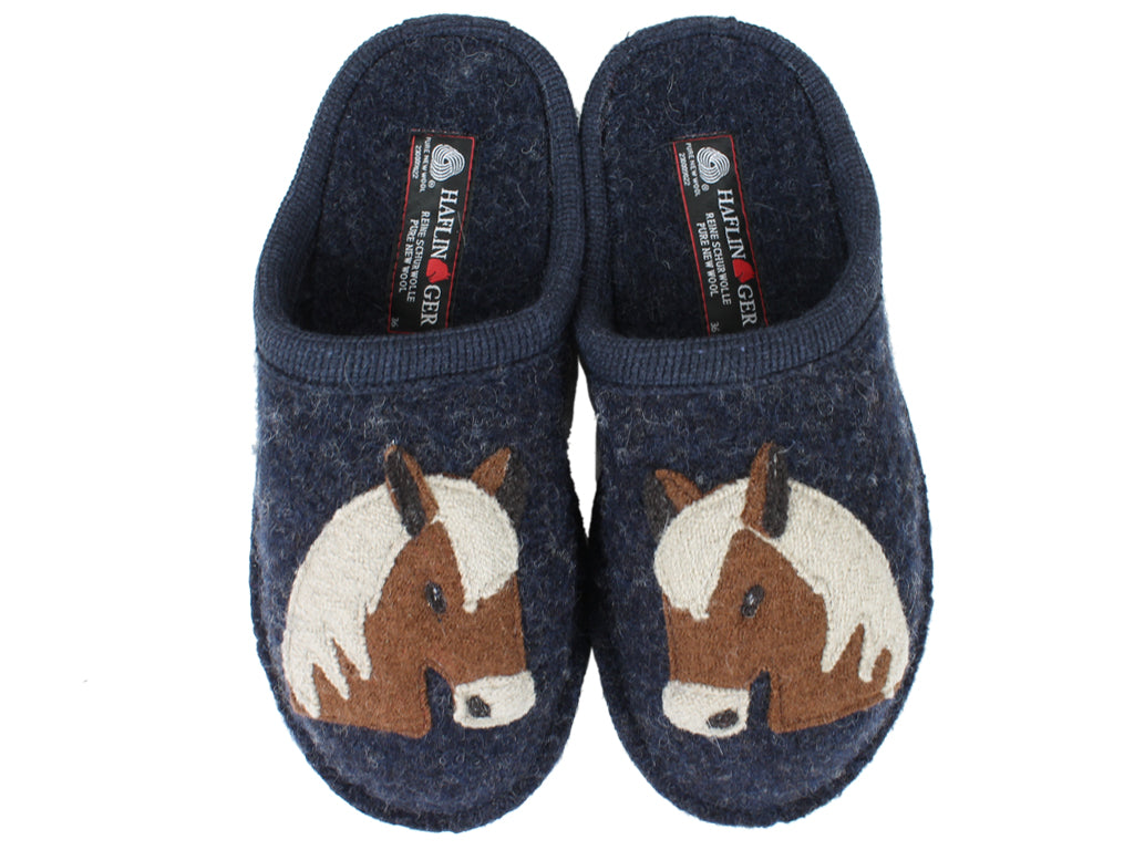 Haflinger Unisex Slippers Flair Pony upper view