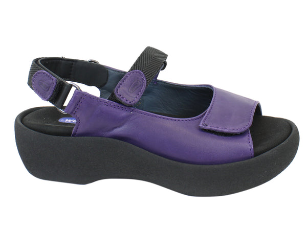 Wolky Women Sandals Jewel Purple side view