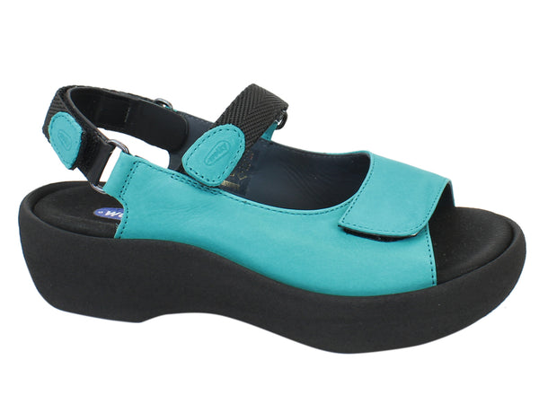 Wolky Women Sandals Jewel Turquoise side view