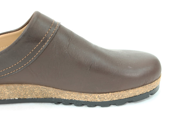 Haflinger Leather Clogs Malmo Brown (Second Quality)