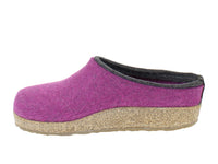 Haflinger Clogs Grizzly Kris Mulberry side view