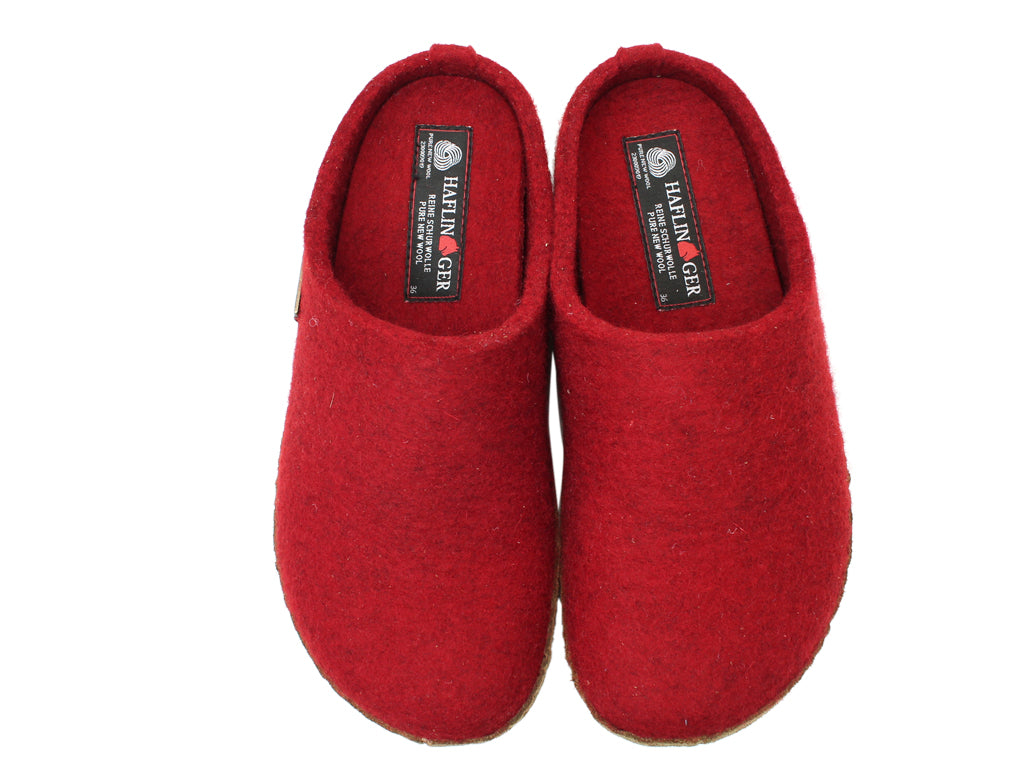 Haflinger Felt Slippers Emil Rubin UPPER VIEW