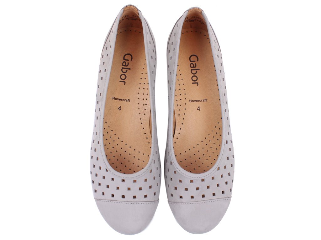 Gabor Pumps 24.169 Linen | Women Ballerina Shoes | Shoegarden