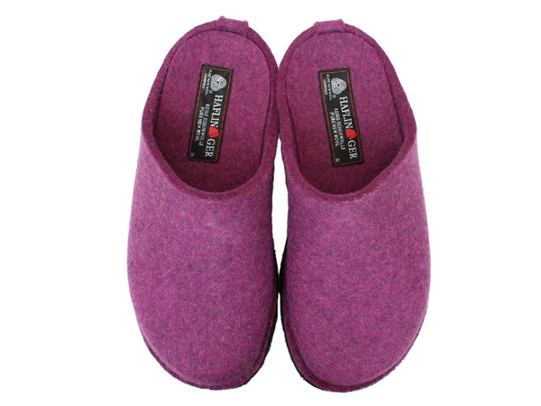 Haflinger Slippers Flair Soft Mulberry upper view