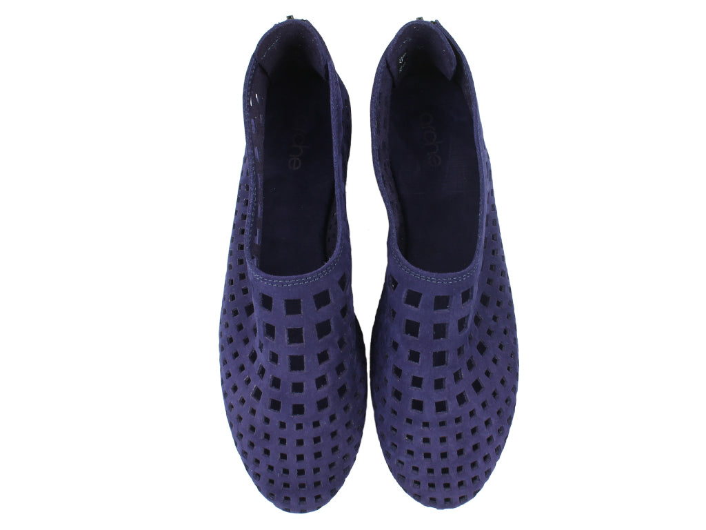 Arche Women Shoes Nirick Noir Icare Purple upper view