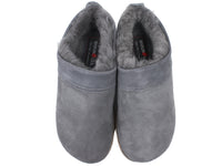 Haflinger Clogs Sheepskin Snowbird Anthracite Grey TOP VIEW