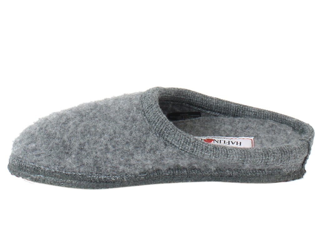 Haflinger Slippers Cashmere Anthracite side view