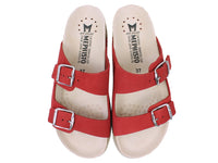 Mephisto Women Sandals Harmony Scarlet upper view