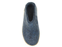 Glerups Slippers Jeans Rubber Sole top view